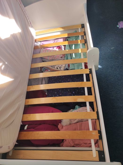 Pat copii cu sertar 144x74