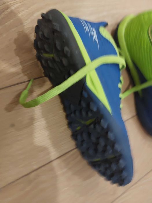 Детски обувки за футбол viralto iii turf tf, синьо/зелено kipsta 33р.