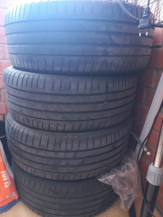 4 шт, Летние, б/у, 225/55R18 шины