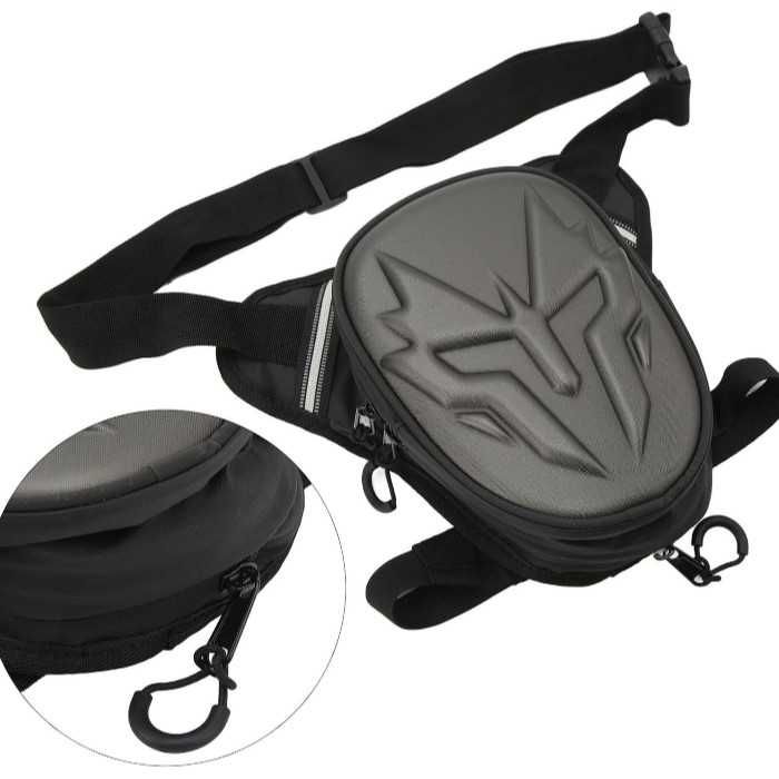 Мото раница Automat, Водоустойчива, Гумирана, Черен