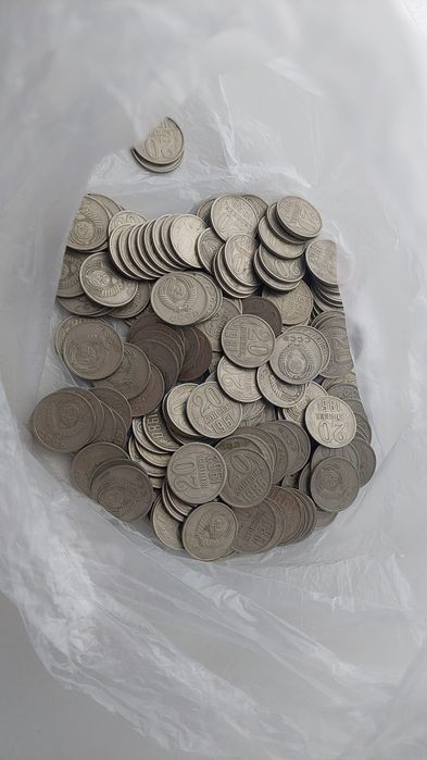 Продам 1, 10, 15, 20 копеек советских