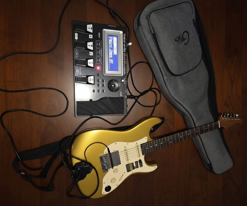 Roland gr55 kit complet +chitara Mooers s800 G și doza midi Gk3