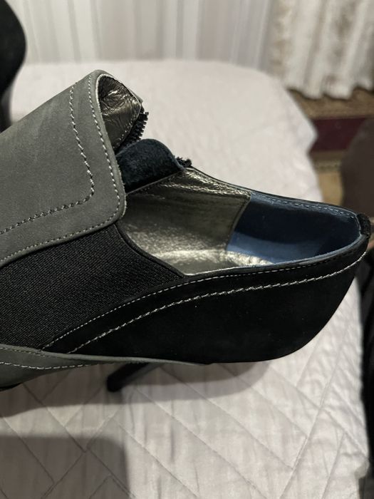 Продам ботильоны замшевые