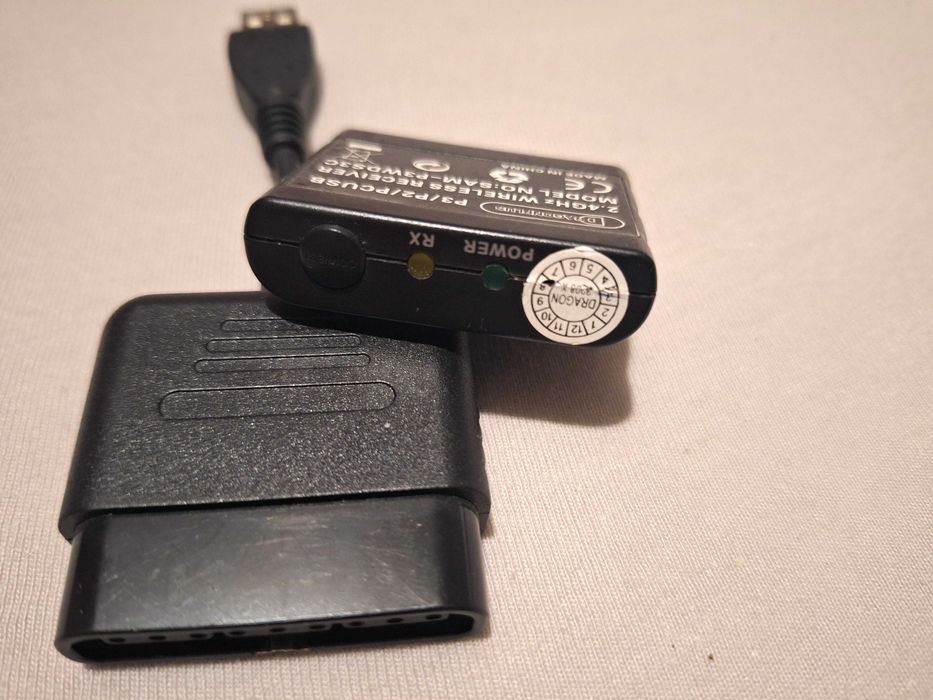 Receptor adaptor wireless complet Dragonplus PS2 / PS3 / PC Model SAM-P3WDS3C