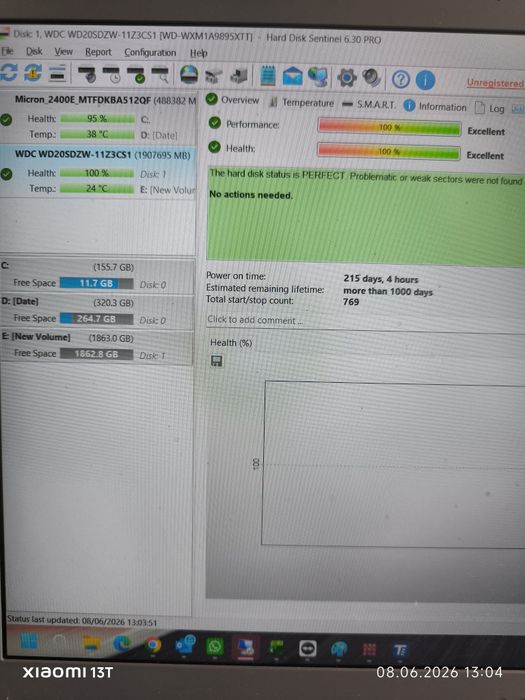Vnad Hdd extern WD Passport 2TB
