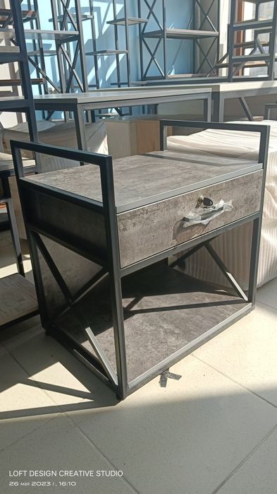 мебель подставка шкафчик Офисная Тумба для принтера в стиле лофт