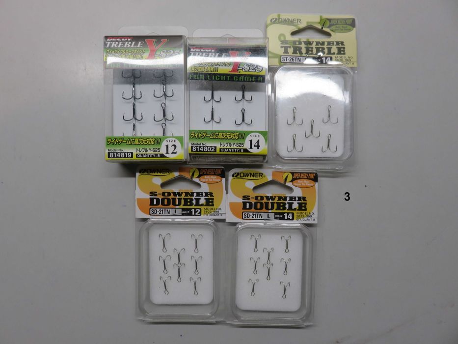 Воблери за пъстърва и кефал, малки силикони и тройки