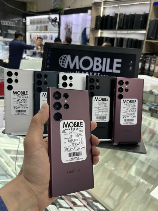 Samsung S22 Ultra • 100% Orginal • NASIYA SAVDO Va Naxtga Tanlab Oling