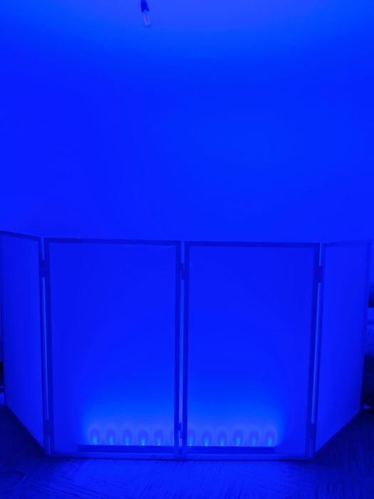 Paravan Dj + Proiector LED liniar 24w  cu telecomandacu telecomandă