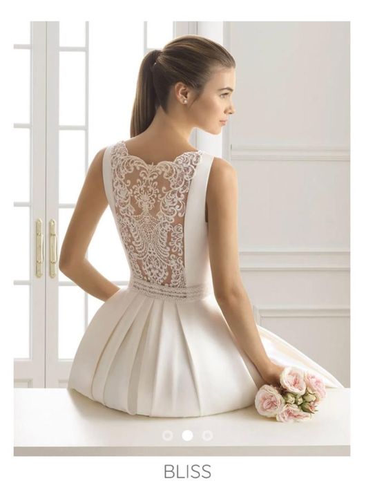 Vand rochie de mireasa Bliss Mikado Aire Barcelona