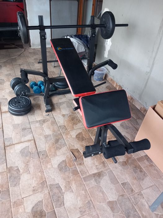 Banca fitness multifunctional+greutati