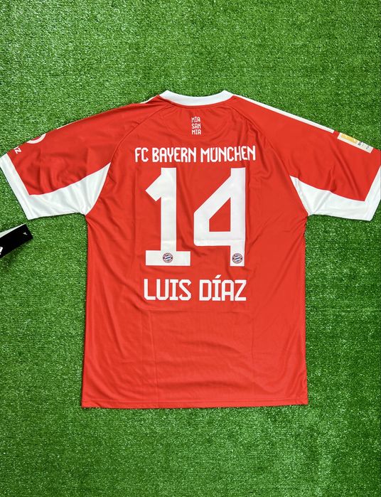 Най-новата мъжка футболна тениска на Байерн Мюнхен/Luis Diaz/25/26
