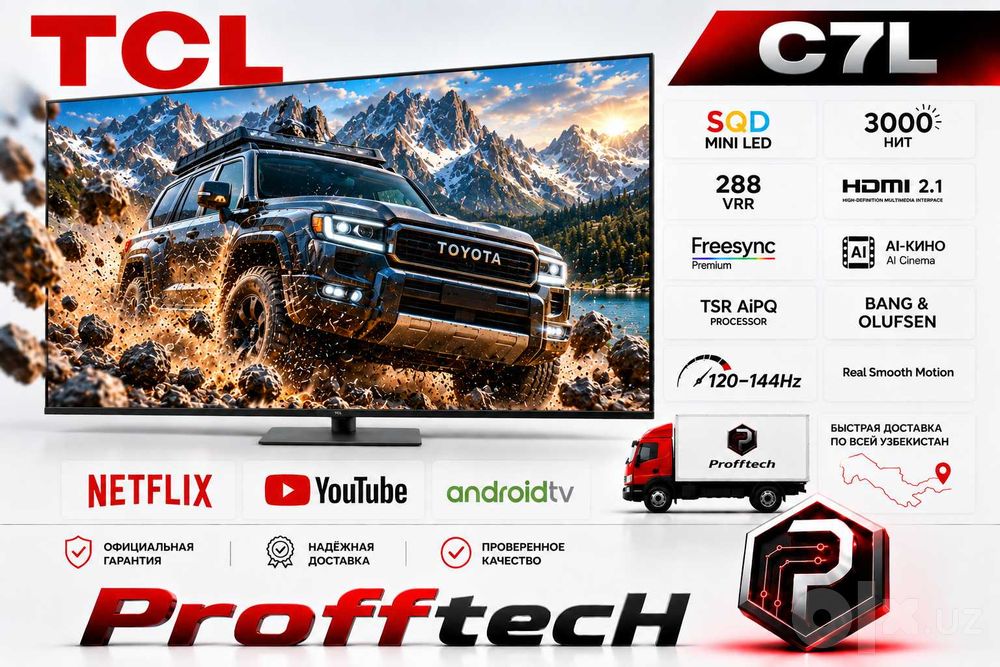Televizor TCL C7L C8L 55/65/75/85/98 Mini led 144hz google tv android