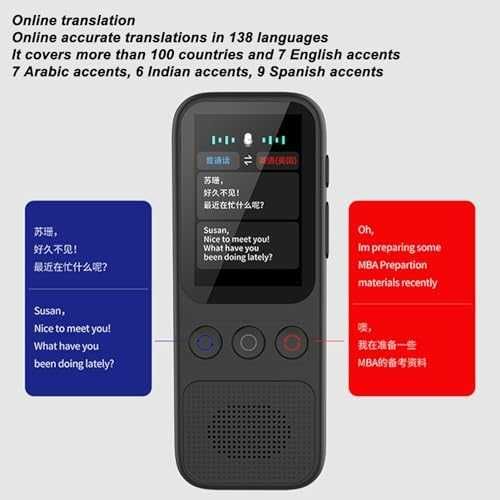 S80 незабавен двупосочен преводач на 138 езика от Yunseity