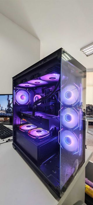 Продавам Супер Геймърски Компютър Intel I5 13600KF 24/20 Core/32Gb D5/1TB SSD/GB RTX 3070TI/Гаранция