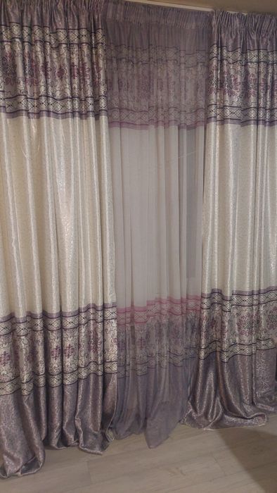 Штор с тюлем продам