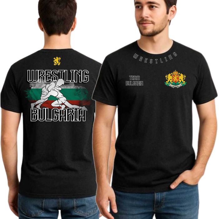 Тениски БФБ Борба Wrestling България тениски с къс ръкав фланелки XS-5XL