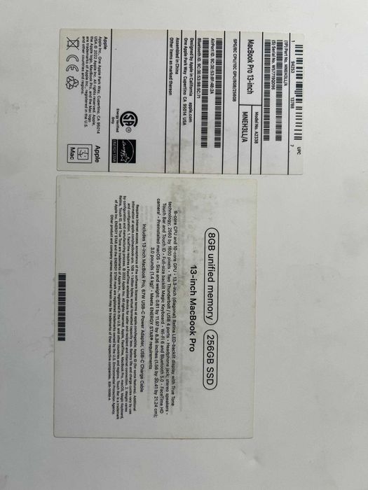 Macbook Pro 13 M2 8/256