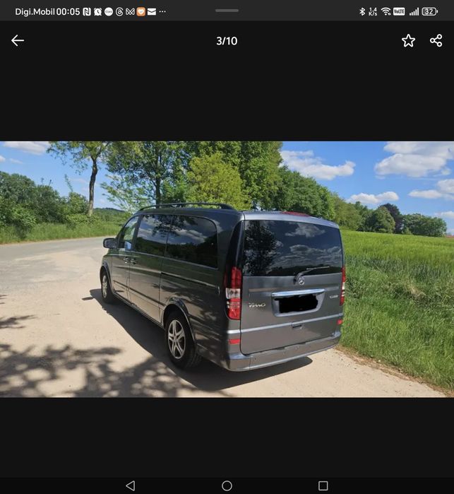 Mercedes Viano 2.2 CDI – 7 locuri – Închiriere 70€/zi