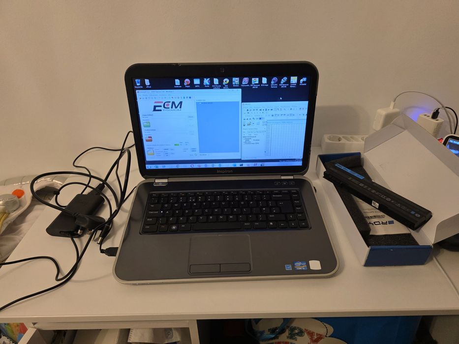 Laptop Dell cu Softuri pentru Diagnoza sau remapare Stage 1