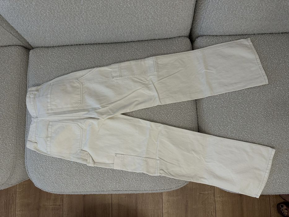 Jeans wide leg tip cargo H&M