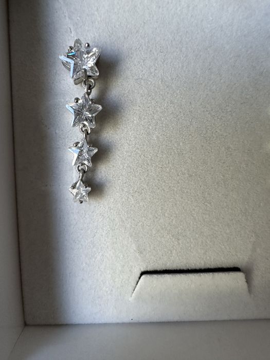 Сребърни обеци със звездички Invoke