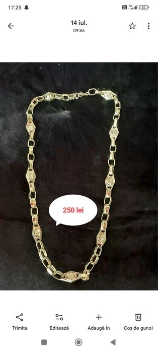 Cadoul ideal pentru Craciun Vând lanț model Versace 2025