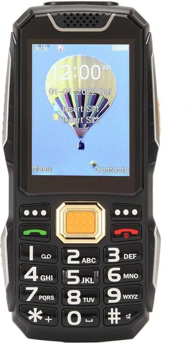Удароустойчив 2G телефон – 13 800 mAh батерия, силен фенер и големи бутони