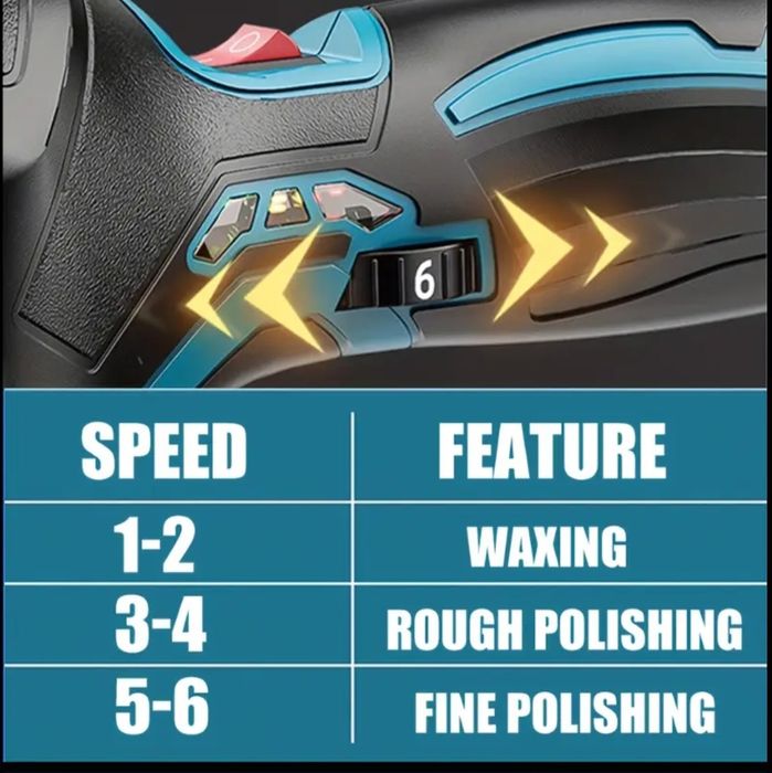 Полировальная машинка на аккумулятор