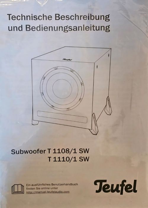 Subwoofer activ  Teufel  T 1110 / 1 SW  NOU