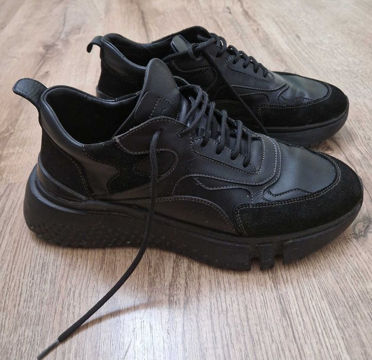 Adidasi piele si piele vitel Anna Cori