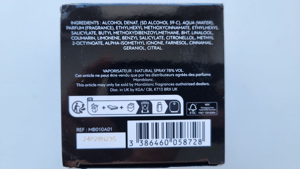 MONTBLANC Emblem туалетная вода