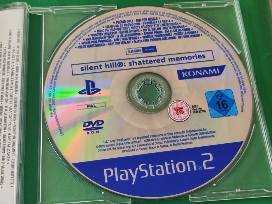 Игра за пс2 Silent Hill shattered memories sony playstation ps2