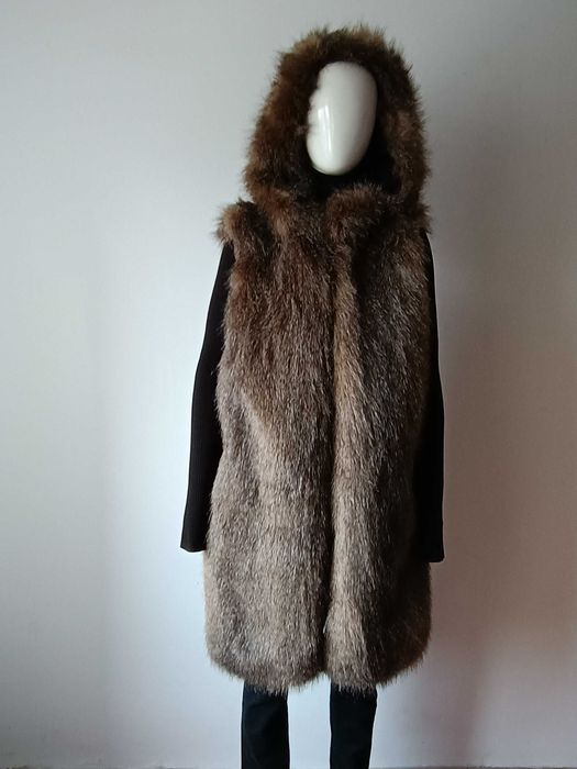 Vestă imitație de blană nouă