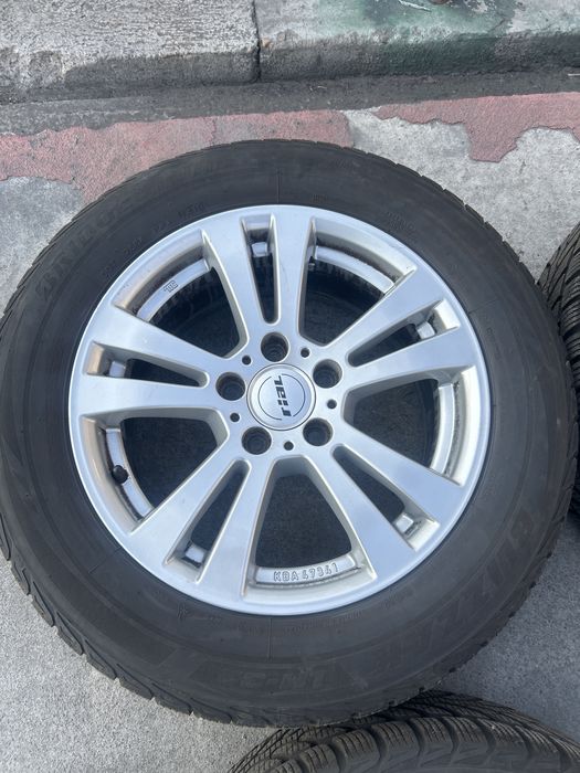 Set jante aliaj cu anvelope iarna mercedes e class w212 R16