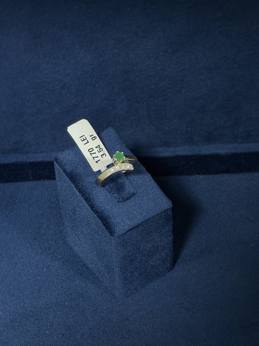 Inel aur alb 14k 3.54gr