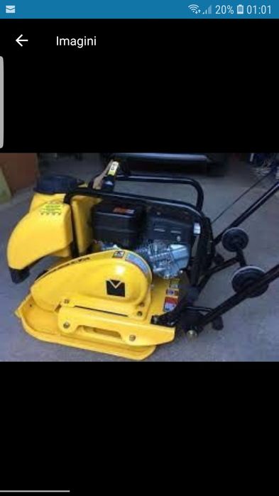Inchiriez placa compactoare, placa vibranta, vibrator beton 4m