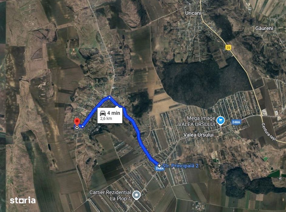 Teren intravilan  Vorovesti - 600 mp - Comision 0%