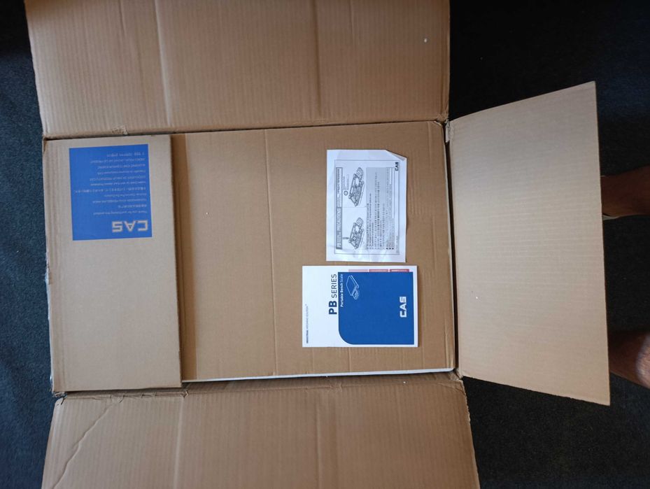 Cantar electronic de tip platforma portabil CAS PB-150 kg, certificat metrologic