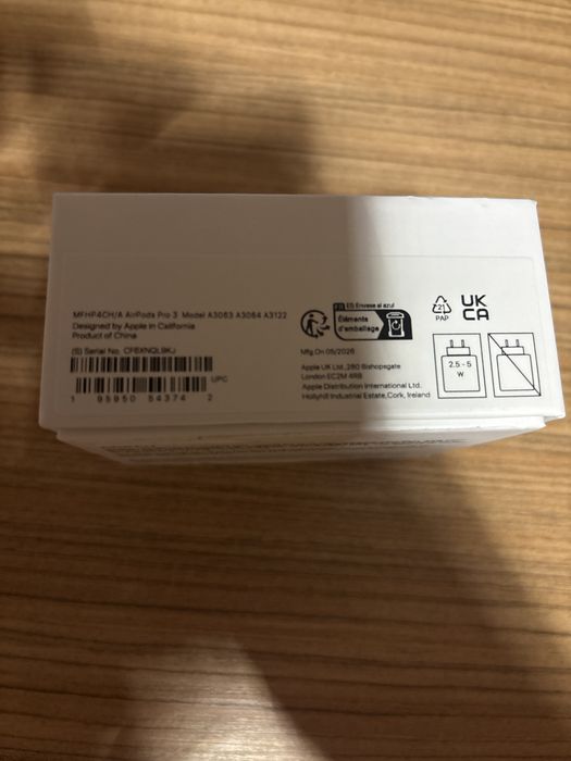 Airpods pro 3 nefolosite fullbox