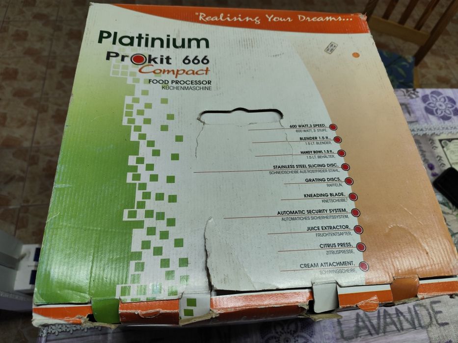 Robot bucatarie Moulinex Platinum Prokit 666 Compact