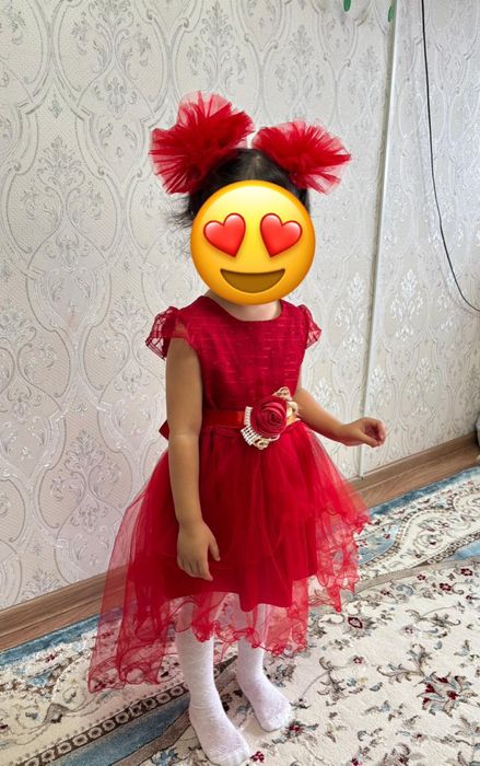 Новое платье для девочки с бантиком 3000тенге