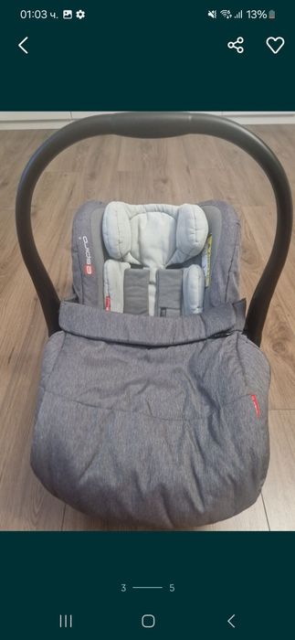 Бебешко кошче-люлка STAR /ESPIRO, Подарък калъф с подложка Sevi Baby