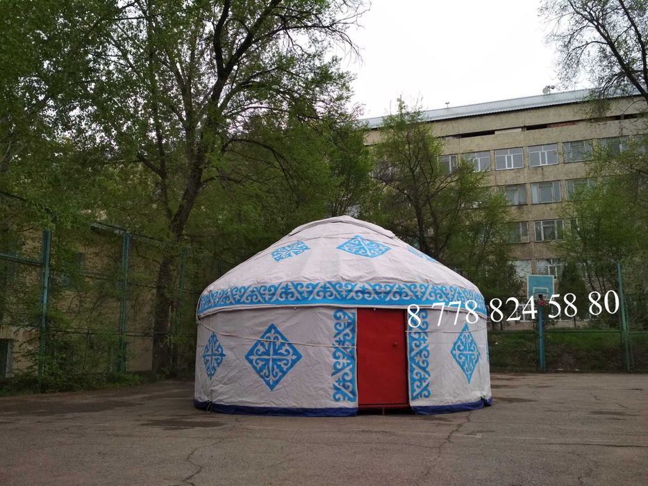 Сдав в аренду юрту с установкой, казак уй, столы и стулья, посуду