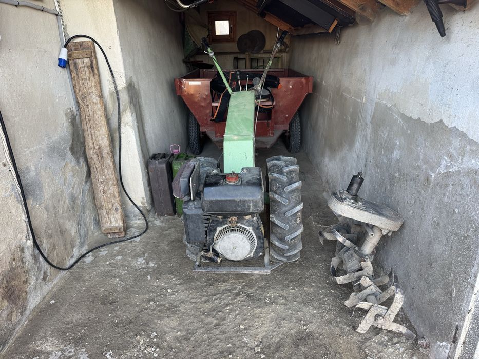 Мотофреза, плуг , ремарке