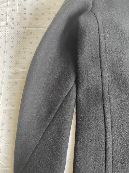 Вълнено палто SUPERDRY