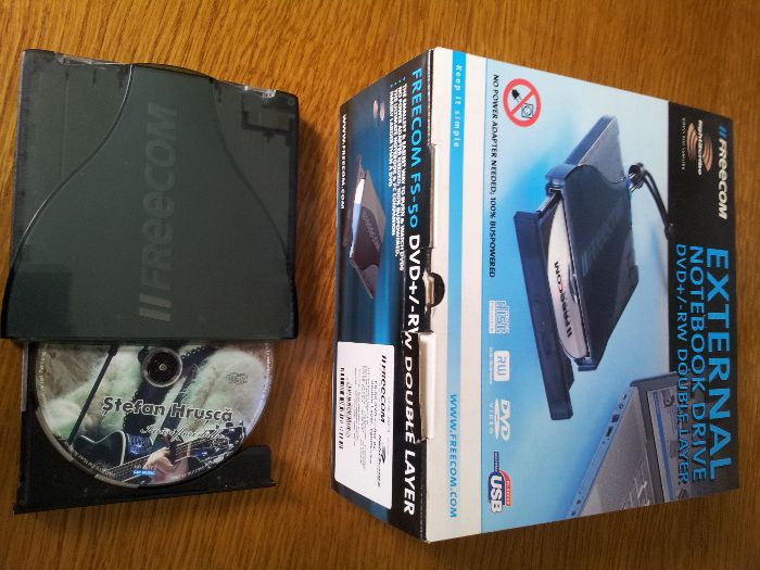 DVD - CD R/RW , writer - reader, extern, FREECOM FS-50 , floppy 2,88