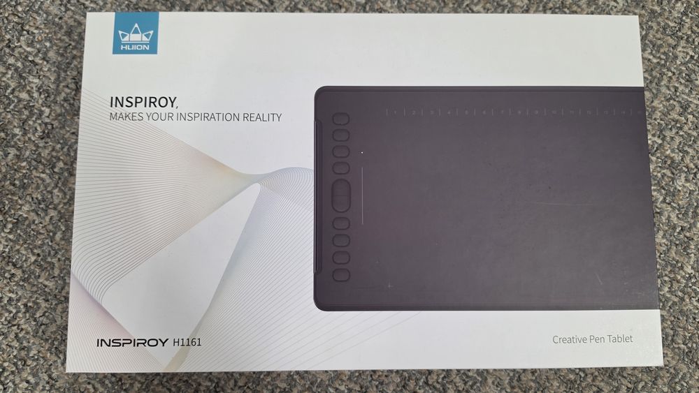 Tabletă grafică HUION Inspiroy H1161 – Nouă, neutilizată, cutie
