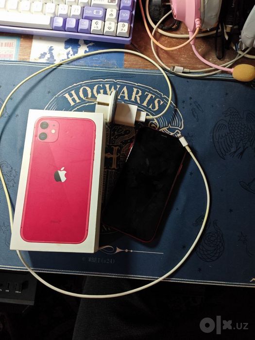 iPhone 11 128GB RED — Полный комплект / UZIMEI / Честное состояние