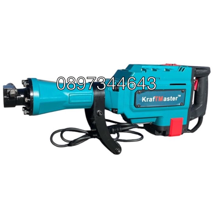 Електрически къртач 2400W в метален куфар KraftMaster